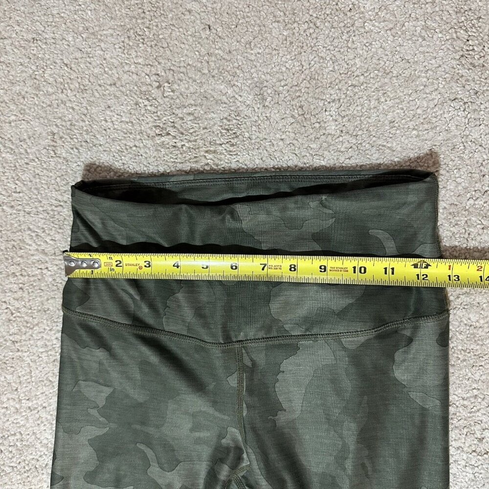PrAna Leggings Women’s Small Green Camo Electa Yoga Work Out High Rise Pocket - Picture 8 of 11